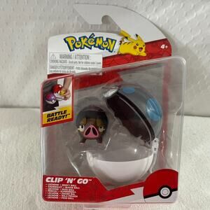 Lechonk Heavy Ball Pokemon Clip n Go PokeBall Set Battle Figure Toy